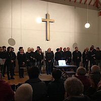 Der Chor Psallite berührte die Zuhörer in Bad Marienberg