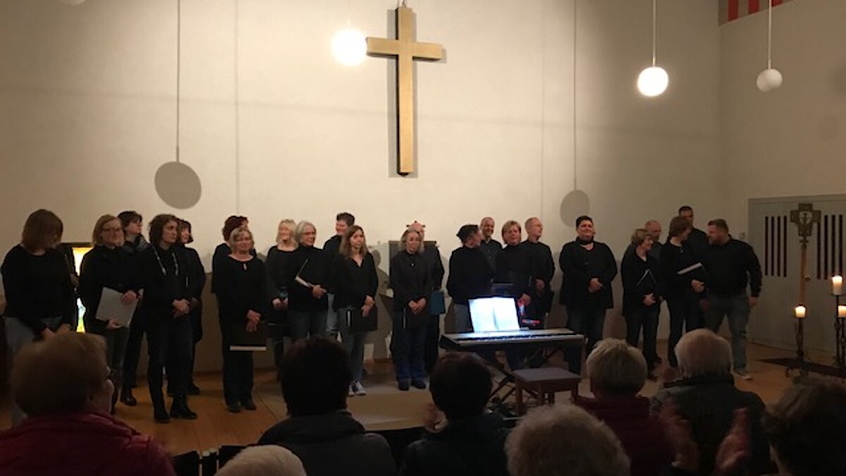 Der Chor Psallite berührte die Zuhörer in Bad Marienberg